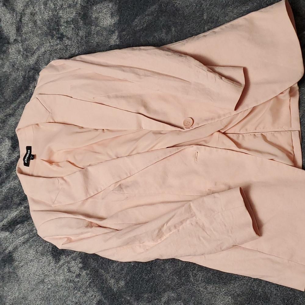 Soft pink blazer
